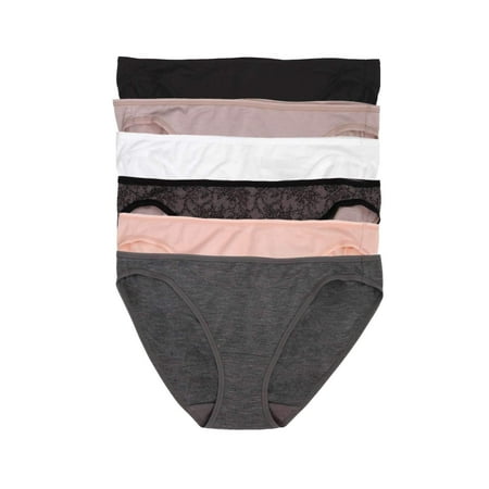 Jezebel Stretch Garter - Jezebel by Felina | So Smooth Low Rise Bikini | Panty | 6-Pack | Stretch