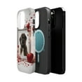 thumbnail image 2 of DistinctInk Tough Case for Apple iPhone 15 Pro MAX (6.7" Screen), Compatible with MagSafe Charging - Valentine's Day Bouvier de Flandre, 2 of 6