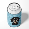 thumbnail image 4 of Snowflake Smooth Black and Tan Dachshund Can or Bottle Hugger, 4 of 5