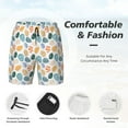 thumbnail image 3 of Picia Easter eggs Pattern Mens Swim Trunks with Compression Liner Stretch Beach Shorts Quick Dry with Zipper Pockets No-Chafing Board Shorts-3X-Large, 3 of 6