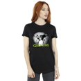 thumbnail image 2 of Gremlins Womens Scared Green Cotton Boyfriend T-Shirt, 2 of 3