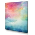 thumbnail image 2 of Designart "Northern Lights In Watercolor III" Northern Lights Wall Art Living Room, 2 of 7