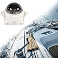 thumbnail image 3 of Brújula Digital Plástico Blanco Preciso Con Soporte Brújula De Pie Ajustable Guía De Dirección De La Bola De Navegación Para Automóvil Barco Marino Caravana Eigraketly VI004646-00, 3 of 6