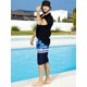 thumbnail image 4 of Short Playa y Alberca Hombre Estampado Traje Baño con Forro, 4 of 5