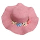 thumbnail image 5 of Sombreros de paja de verano con flores de fantasía para mujer y niña, sombrero de playa para el Yuyangstore Gorra Derby para mujer, 5 of 8