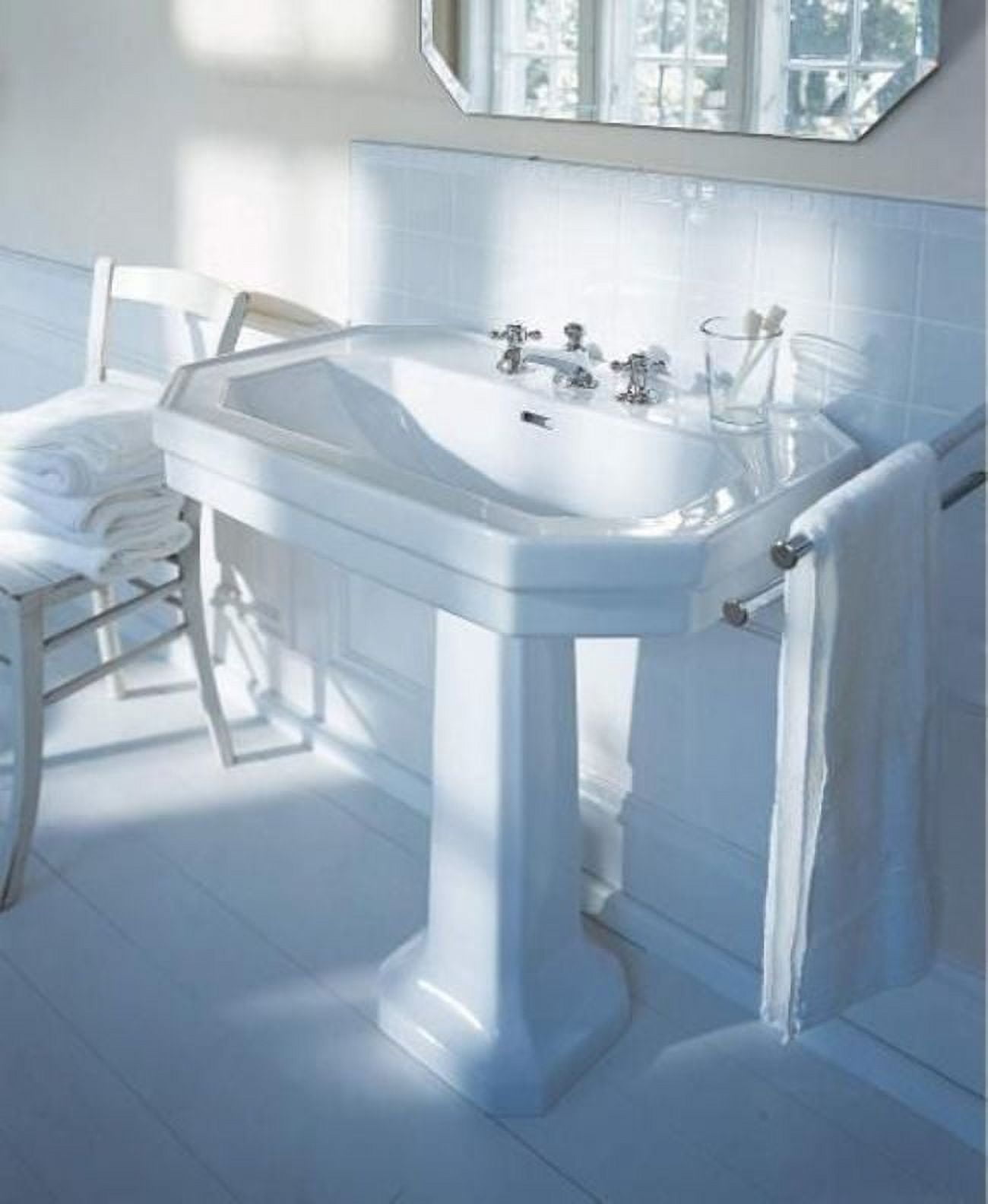 Duravit 0438600087 600 x 410 mm 1930 Series Bathroom Sink - White