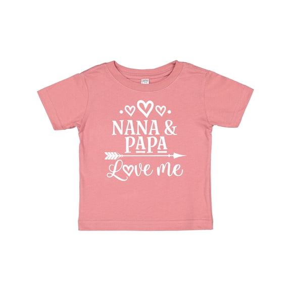 Inktastic Nana Papa Love Me Grandkids Boys or Girls Baby T-Shirt