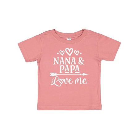 

Inktastic Nana Papa Love Me Grandkids Gift Baby Boy or Baby Girl T-Shirt