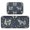 Angel Bow, variant on 2-Piece Ultra Soft Absorbent Floor Mats With Anti-Skid Backing For Kitchen Bathroom Laundry Room Angel Wings Bows