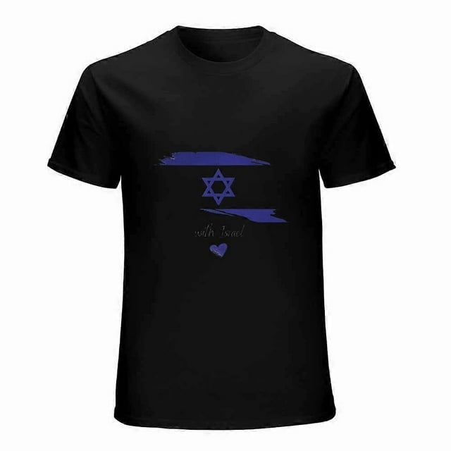 Israel Flag T-shirt With Israel Shirt Blue israel flag Tee