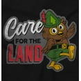 thumbnail image 2 of Woodsy Owl Care for the Land Retro Toddler Boy Girl T Shirt Infant Toddler Brisco Brands 12M, 2 of 6