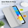 thumbnail image 2 of Aioneus iPad Case 10.2 inch for iPad 7th 8th 9th Generation Tablet Case Auto Sleep/Wake iPad Cover with Pencil Holder - Gray, 2 of 10