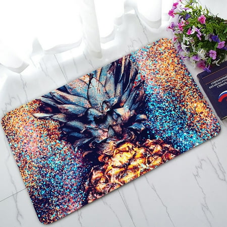Pineapple Welcome House YKCG Tropical Fruit Pineapples Doormat Indoor/Outdoor/Bathroom Doormat 30x18 inches ()