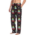 thumbnail image 4 of GZHJMY Christmas Tree Pajama Pants for Men, Lounge Pants Lightweight Men Pajama Bottoms with Drawstring Pockets, Christmas New Year Birthday Gifts, Medium, 4 of 6