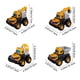 thumbnail image 3 of Juego de vehículos de ingeniería de prensa: 4 camiones de bomberos y excavadoras con mecanismo de prensa y listo para niños a partir de 3 años., 3 of 5