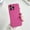 Rose, variant on Compatible with iPhone 16 Pro Max Phone Case, Silky Touch Premium Soft Silicone Rubber Anti-Fingerprint Protective Flexible Bumper Case, Support Wireless Charging, Anti-Scratch Microfiber Lining, Pink