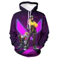 thumbnail image 3 of Sudadera con capucha con estampado 3D de Valorant para hombre y mujer, estilo informal, de talla grande, 3 of 5