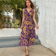 thumbnail image 6 of Baton Rouge - Floral Reversed Sleeveless Dress elegant dresses plus sizes cocktail dresses, 6 of 7