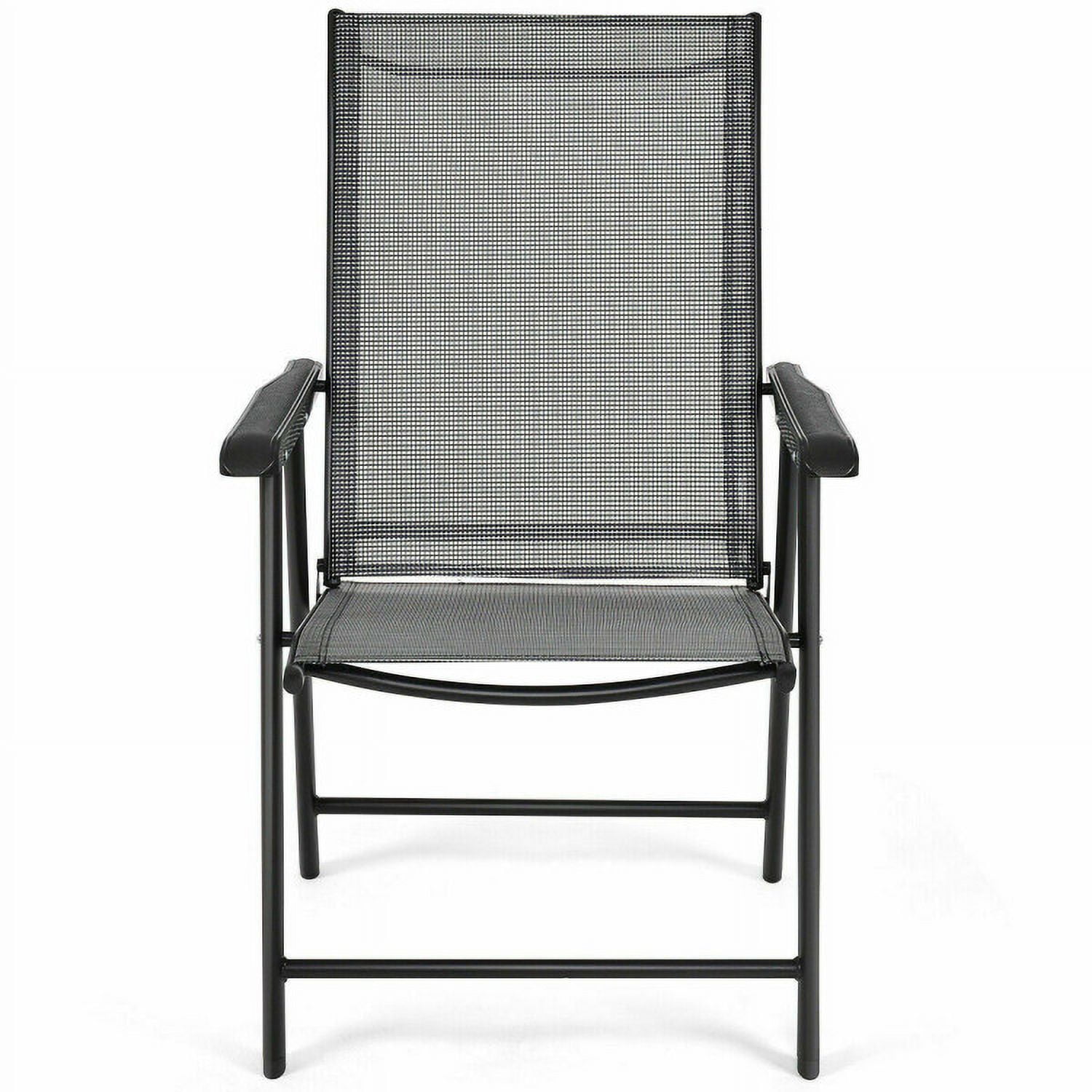 Aimee Lii Set of 2 Outdoor Patio Folding Chairs, Outdoor Patio Set, Gray Aimee Lii Set of 2 Outdoor Patio Folding Chairs, Outdoor Patio Set, Gray