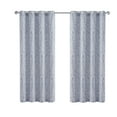 thumbnail image 2 of VCNY Home Leah Blue Leaf Grommet Light Filtering Curtain Panel, 54" x 84", 2 of 5