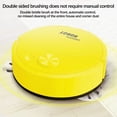 thumbnail image 3 of 3-in-1 Robot Vacuum & Mop - Smart Self-Charging Mini Cleaner for Pet Hair/Hard Floors, Ultra-Quiet 800Pa Suction (7in White, USB Rechargeable), 3 of 7