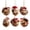 brown_07, variant on Christmas Tree Hanging Decorations, Cute Holiday Character Ornaments with Hanging Straps, Festive Indoor Pendants for Mantel Window Displays and Holiday Parties