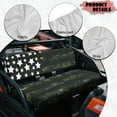 thumbnail image 6 of Binienty American Flag Camo UTV Neoprene Seat Covers for Kawasaki Mule 3020 2001-2003/4010 4x4 2009-2023 2025, Soft Waterproof Adjustable UTV Seat Cushion Cover for Mule 3010, Protection Accessories, 6 of 8