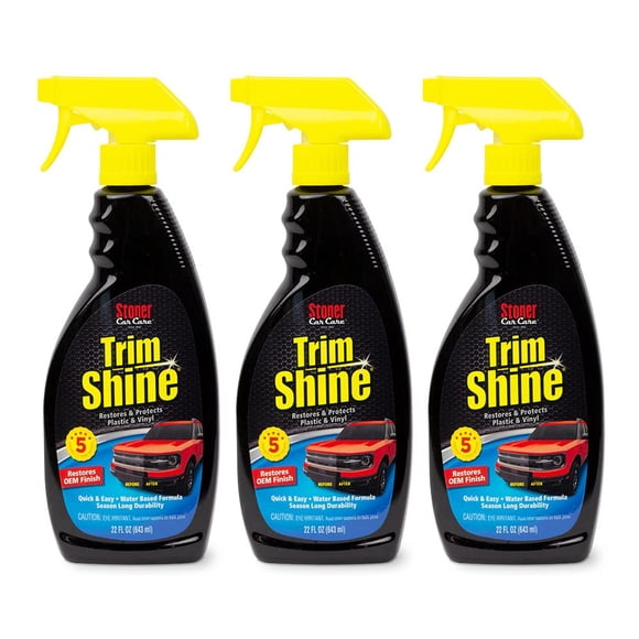 Revestimiento protector Stoner Car Care Trim Shine 650 ml (paquete de 3)