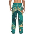 thumbnail image 3 of Xecao Around The Planet Men's Straight Lounge Pajama Pants: The Ultimate in Comfortable Sleepwear, 3 of 9