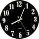 thumbnail image 1 of EeaseMX Reloj de pared redondo de madera silencioso y creativo, reloj luminoso de cuarzo, sin batería., 1 of 7