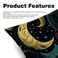 thumbnail image 2 of New Moon Symbol Throw Pillow Covers Set of 2 - Velvet Decorative Pillow Cases with Unique Patterns, 16x16, 18x18, 20x20 Couch, Sofa - Throw Pillows for Living Room, 2 of 6