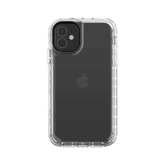 Open Box onn. Rugged Phone Case with Holster for iPhone 11 / iPhone XR - Black