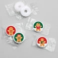 thumbnail image 3 of Big Dot of Happiness Gingerbread Christmas - Gingerbread Man Holiday Party Round Candy Sticker Favors - Labels Fits Chocolate Candy (1 sheet of 108), 3 of 5