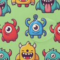 thumbnail image 4 of Yayeee Shower Curtain with Hooks 72"x72" Waterproof Fabric Bathroom Hanging Decor, Cute Monsters Pattern, 4 of 5