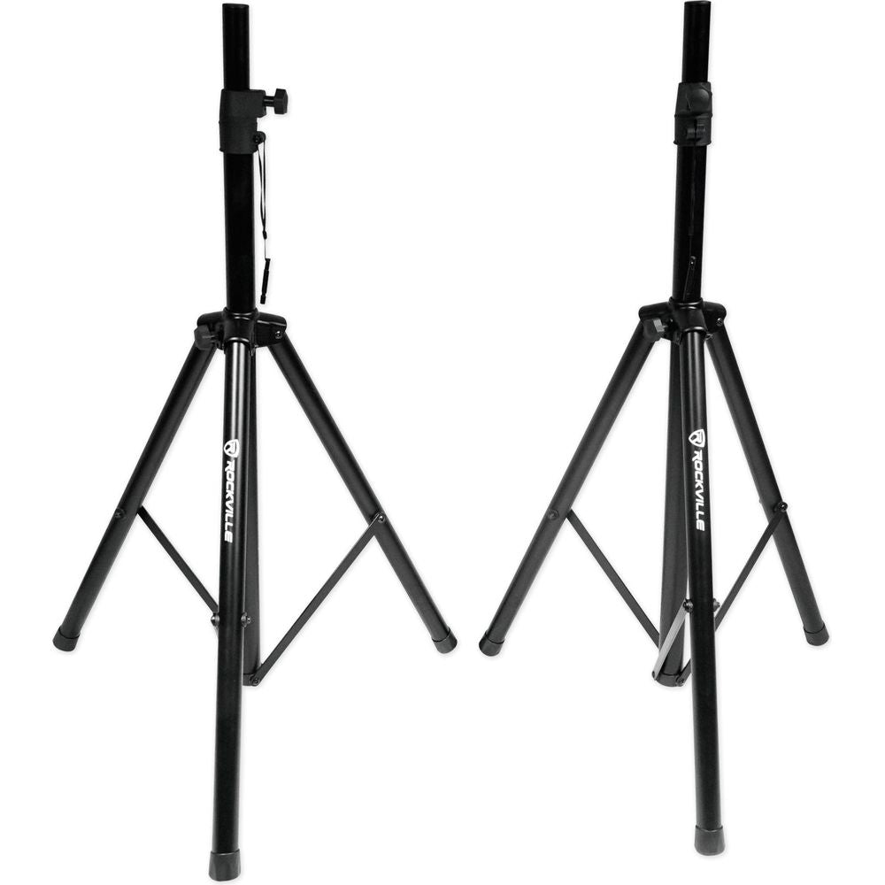 (2) JBL IRX112BT 12" 1300w Powered DJ Portable PA Speakers w/ Bluetooth+Stands