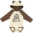 thumbnail image 3 of Inktastic Gigi and Poppy Love Me Girls Long Sleeve Baby Bodysuit, 3 of 5