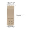 thumbnail image 3 of INSPIRE CHIC Women's Elastic Bra Hook Extensions 3 Rows, 3 of 6