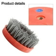 thumbnail image 3 of BUYISI 1PC 4Inch Round Antique Abrasive Brush M10 Back-up Thread Nylon Silicon Carbon Grinding Abrasive Brush For Stone Granite Polish 60#, 3 of 9