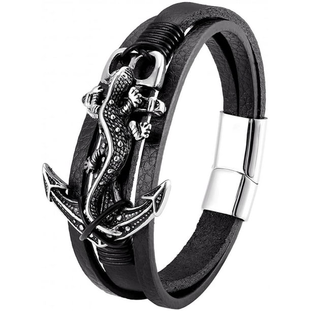 Clip Volt Link Bracelet, Sterling Silver, Men's Bracelets