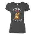 thumbnail image 2 of Wild Bobby A Mother's Love Is Like No Otter Women Slim Fit Junior Tee, 2 of 6