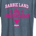thumbnail image 3 of Barbie the Movie - Barbie Land President - Women's Short Sleeve Graphic T-Shirt, 3 of 5