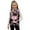 Axolotl Cherry Blossom, variant on Leopard Print Fleece Vest for Girls Fuzzy Sleeveless Zip Up Jacket With Pockets Winter Warm Fluffy Outerwear Vests Stand Collar Fall Tops