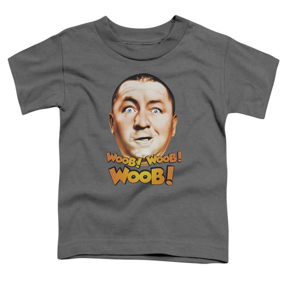 Three Stooges Woob Woob Woob S/S Toddler T-Shirt Charcoal