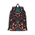 thumbnail image 6 of Rocae Colorful Mexican2 for Durable Canvas Backpack Leisure Large Bag Travel Rucksack Multi-function Backpack Small, 6 of 8