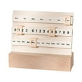 thumbnail image 4 of Almencla Sliding Wooden Calendar, DIY Moving Wooden Block Calendar, Slider Perpetual Calendar for Desktop Home Office Coffee Shops, 4 of 8