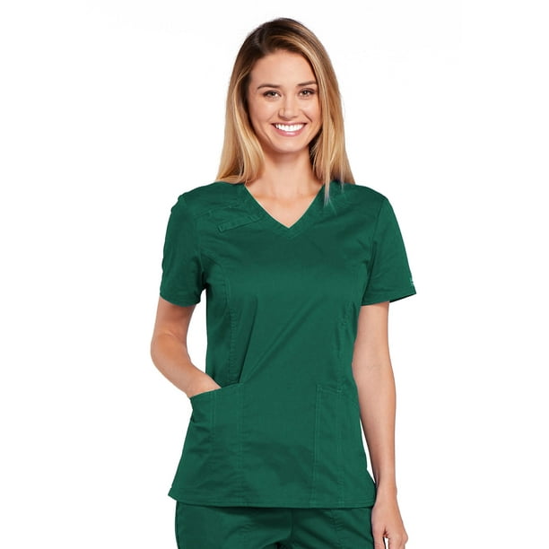 Cherokee Cherokee Workwear Core Stretch Scrubs Top for Women VNeck