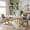 White & Gold, variant on Dovelina 63" Modern Dining Table for 4-6, Waterproof Kitchen Table with Faux Marble Top, for Home Dining Room, Kitchen, Living Room