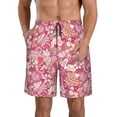 thumbnail image 1 of Fotbe Sweet Trajes de Baño Estampados para Hombre, Shorts de Verano de Secado Rápido, Ropa de Playa, Bañadores-Large, 1 of 6