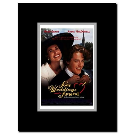 Four Weddings And A Funeral Framed Movie Poster Walmart Com