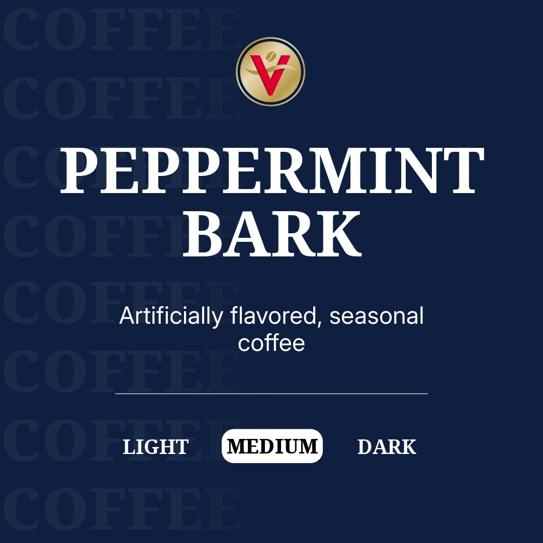 Victor Allen's Coffee Peppermint Bark, Medium Roast, 80 Count, Single Serve Coffee Pods for Keurig K-Cup Brewers